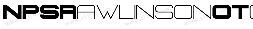 NPSRawlinsonOTcn Bol字体转换